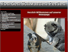 Tablet Screenshot of pomeranian-zwergspitze.de